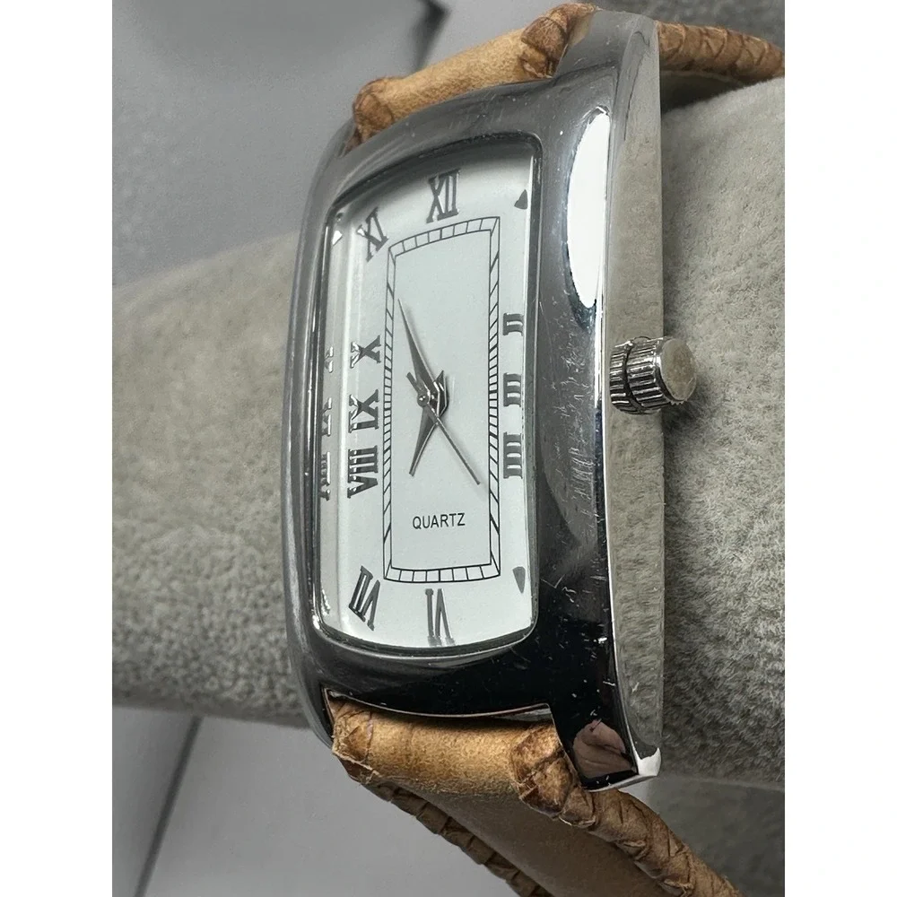 Coldwater‎ Creek Ladies Tank Watch CWC01L New Battery 29MM 7.75